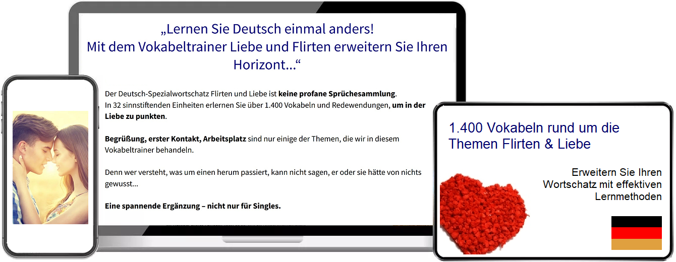 Deutsch Flirten Vokabeltrainer