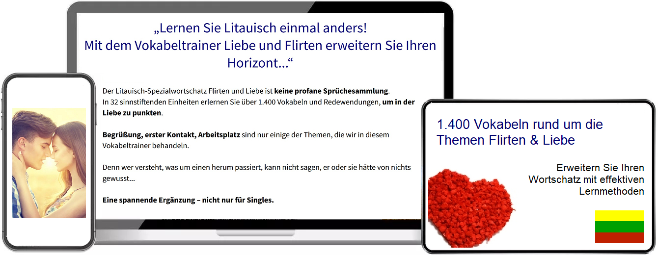 Litauisch Flirten Vokabeltrainer