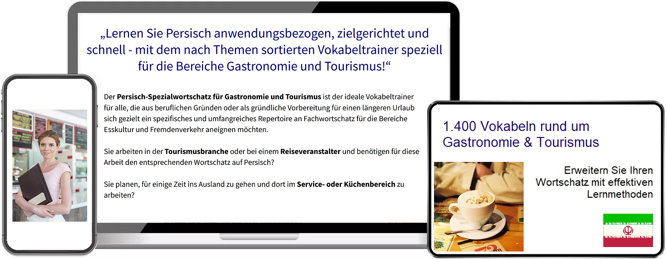 Persisch Gastronomie Vokabeltrainer