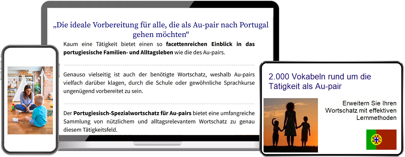 Portugiesisch Au-Pair Vokabeltrainer