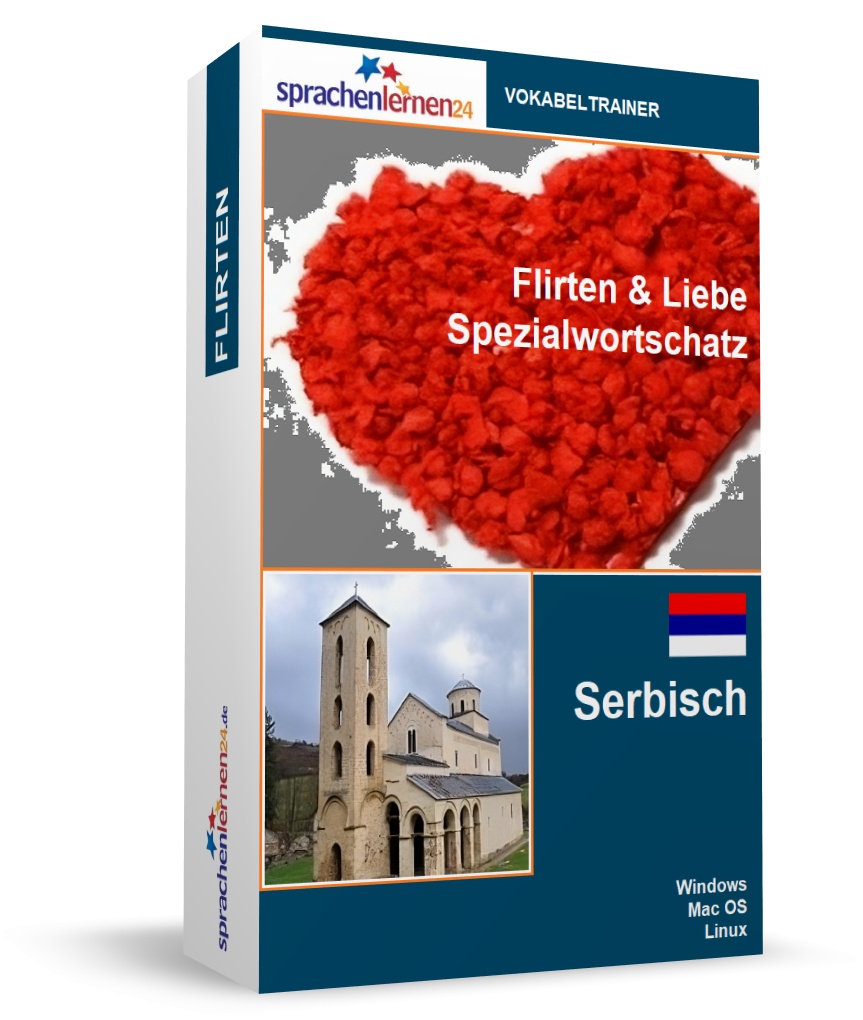 Serbisch Flirten und Liebe Spezialwortschatz Vokabeltrainer