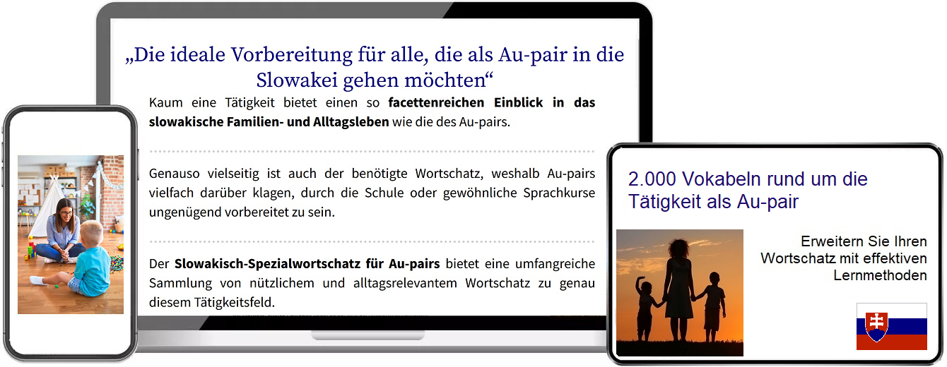 Slowakisch Au-Pair Vokabeltrainer