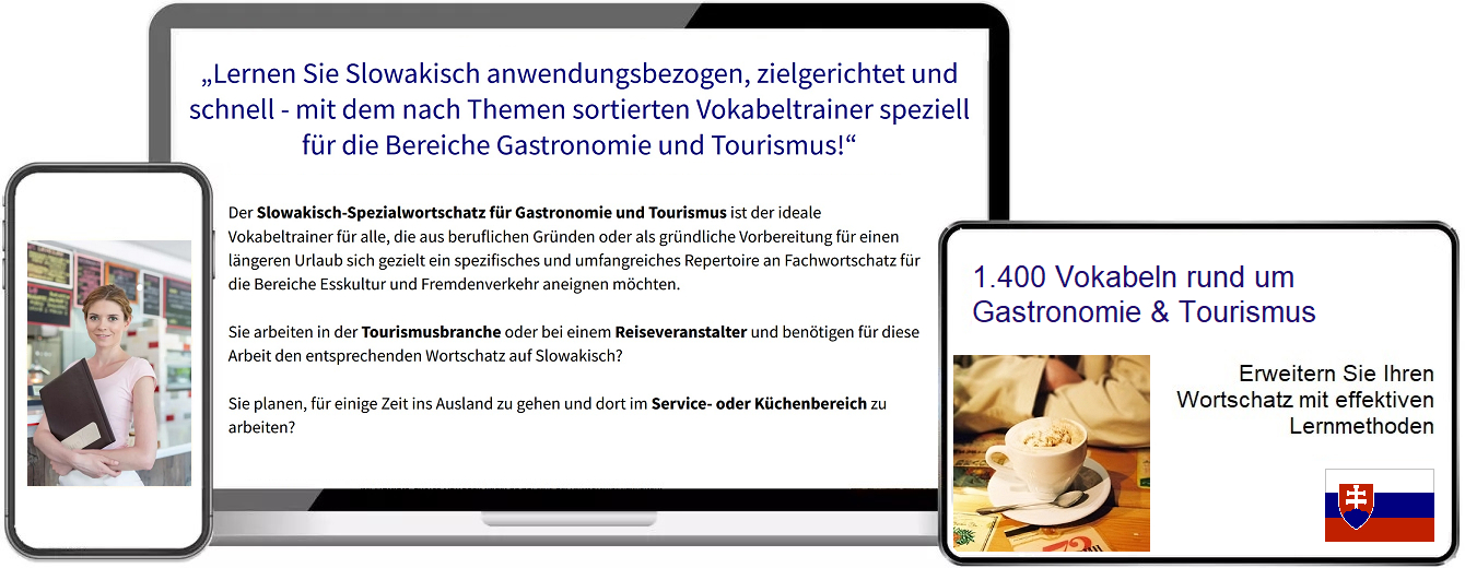 Slowakisch Gastronomie Vokabeltrainer