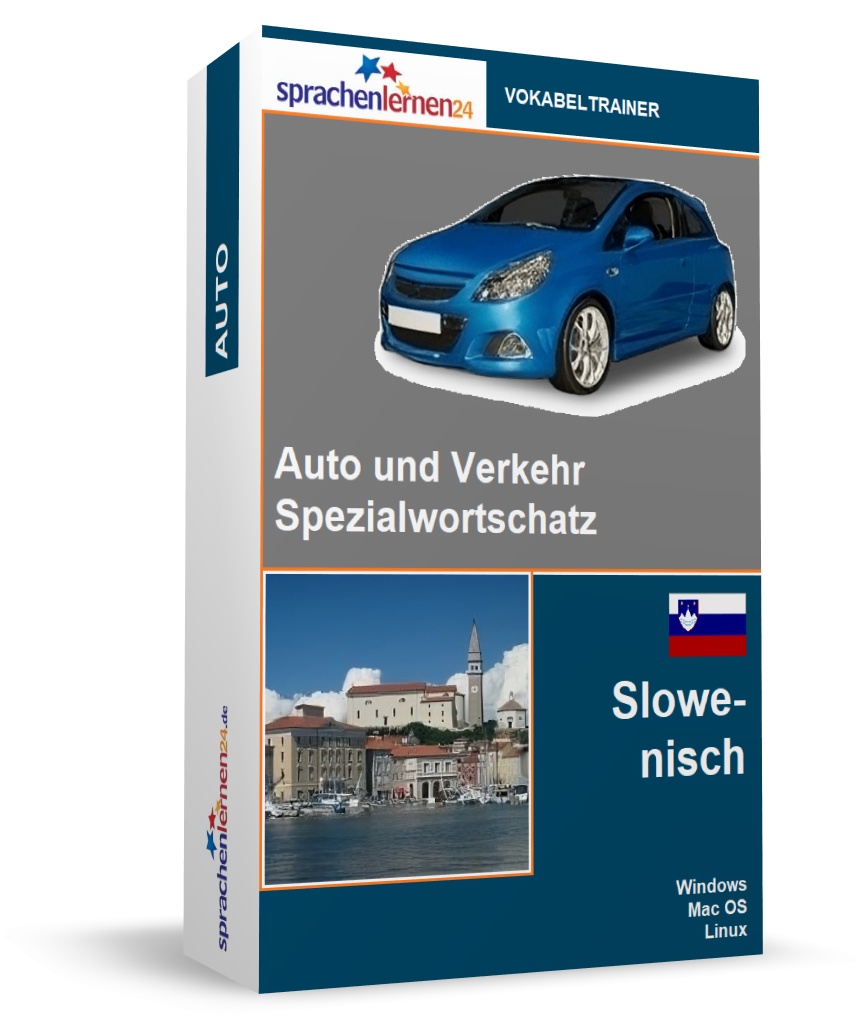 Slowenisch Auto und Verkehr Spezialwortschatz Vokabeltrainer